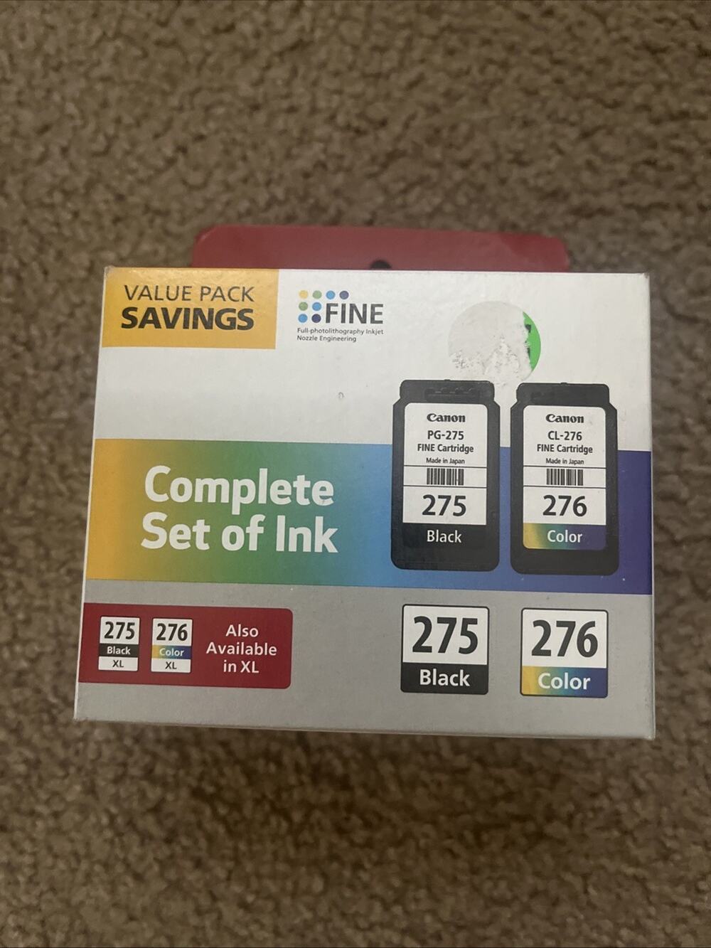 Canon PG-275/CL-276 Value Pack - Black/Color. New!